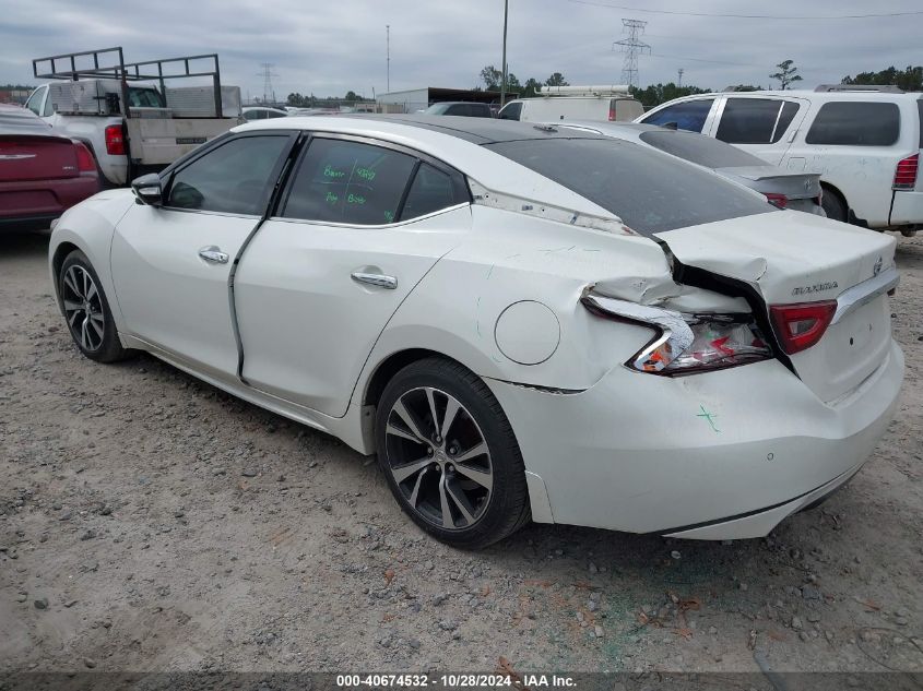 VIN 1N4AA6AP1HC452314 2017 Nissan Maxima, 3.5 Platinum no.3