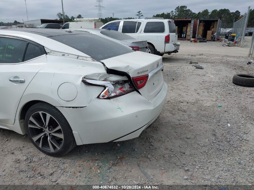 2017 Nissan Maxima 3.5 Platinum VIN: 1N4AA6AP1HC452314 Lot: 40674532