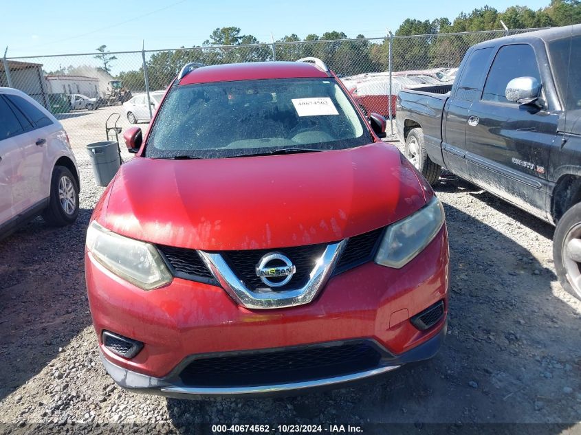 2014 Nissan Rogue Sv VIN: 5N1AT2MT4EC806484 Lot: 40674562