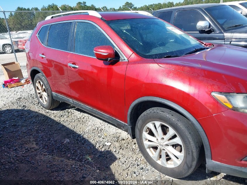 2014 Nissan Rogue Sv VIN: 5N1AT2MT4EC806484 Lot: 40674562