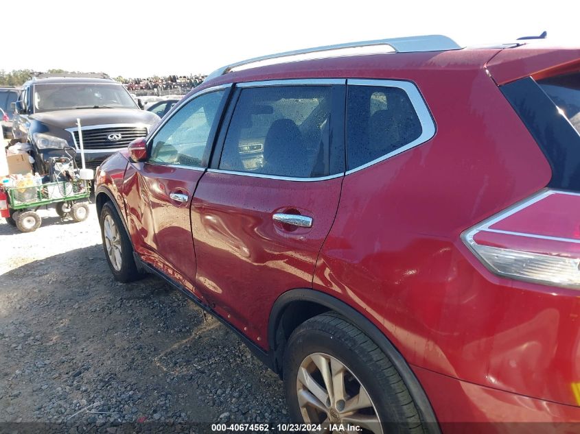 2014 Nissan Rogue Sv VIN: 5N1AT2MT4EC806484 Lot: 40674562