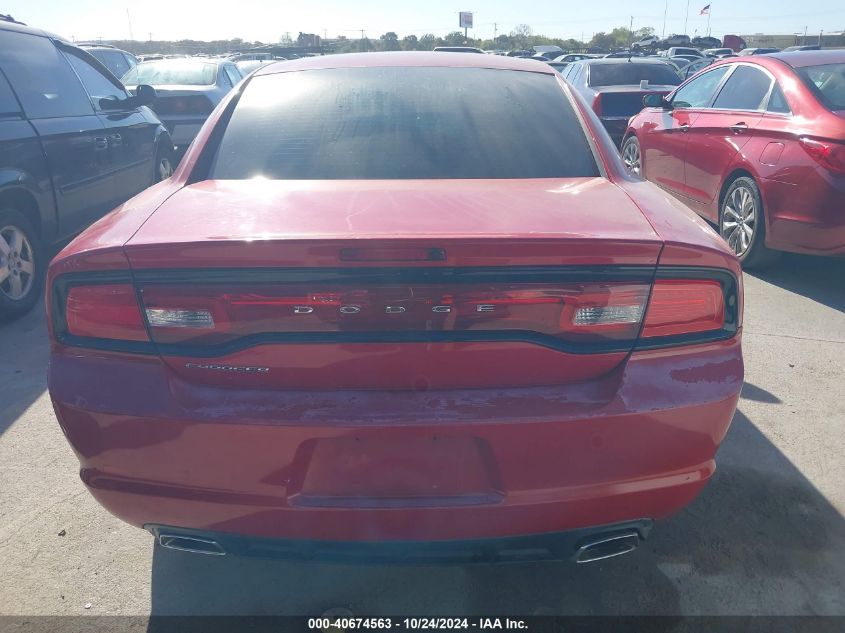 2013 Dodge Charger Se VIN: 2C3CDXBG0DH609986 Lot: 40674563