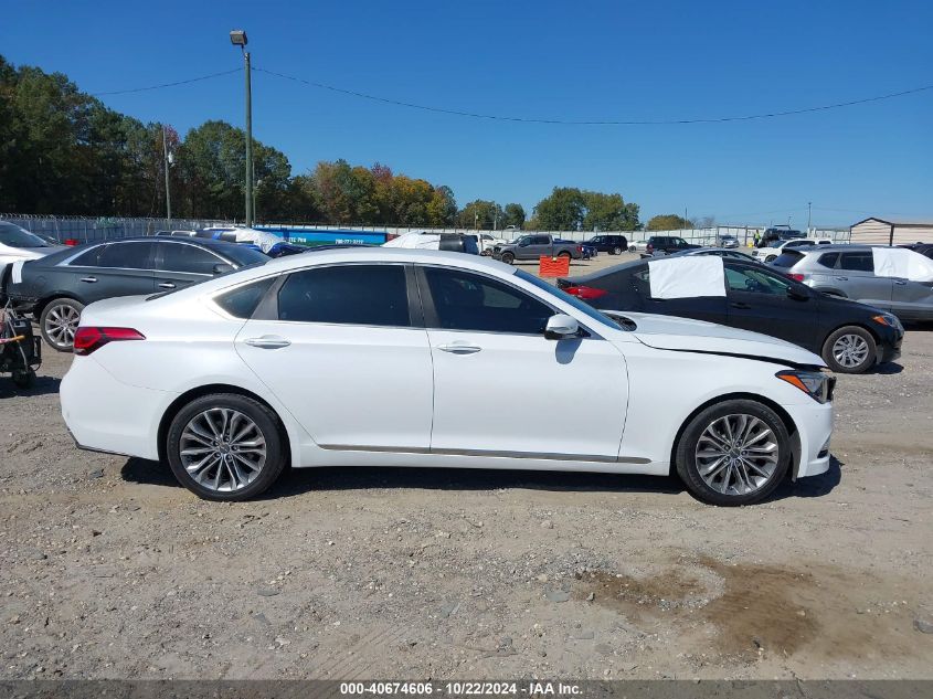 2017 Genesis G80 3.8 VIN: KMHGN4JE6HU204402 Lot: 40674606