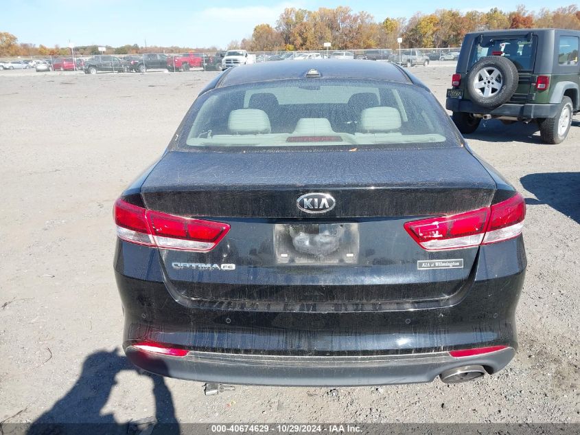 2016 Kia Optima Lx VIN: 5XXGT4L36GG069769 Lot: 40674629