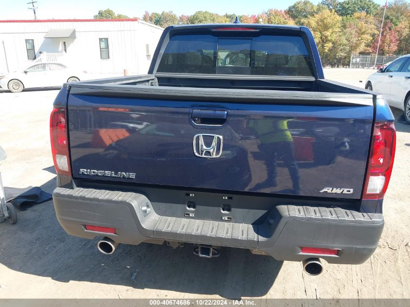 2023 Honda Ridgeline Rtl VIN: 5FPYK3F59PB026973 Lot: 40674686