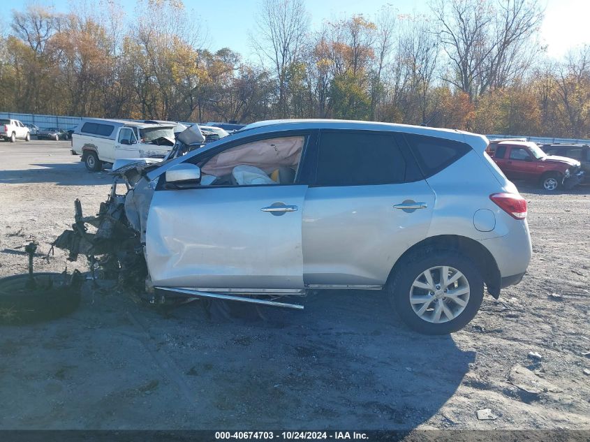 2012 Nissan Murano S VIN: JN8AZ1MW4CW226790 Lot: 40674703