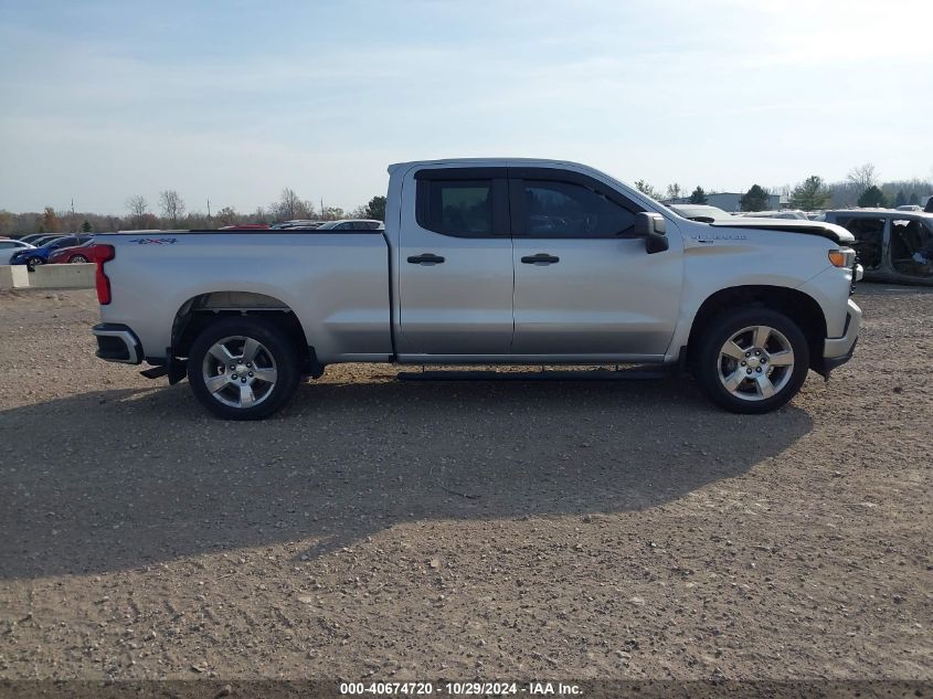 2021 Chevrolet Silverado 1500 4Wd Standard Bed Custom VIN: 1GCRYBEK4MZ111769 Lot: 40674720