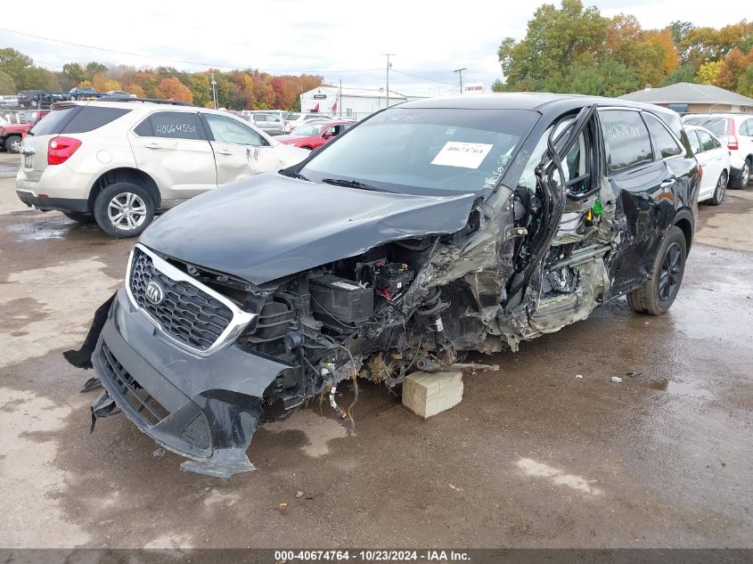 2020 Kia Sorento 2.4L Lx VIN: 5XYPGDA3XLG699257 Lot: 40674764