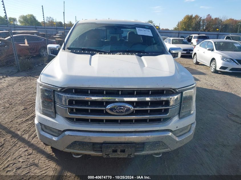 2022 Ford F-150 Lariat VIN: 1FTFX1E54NFA05190 Lot: 40674770