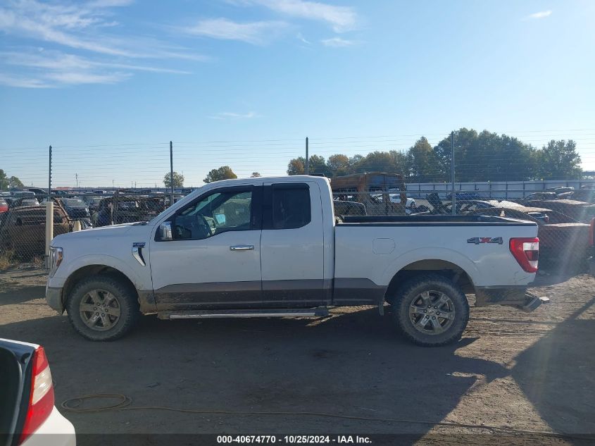 2022 Ford F-150 Lariat VIN: 1FTFX1E54NFA05190 Lot: 40674770