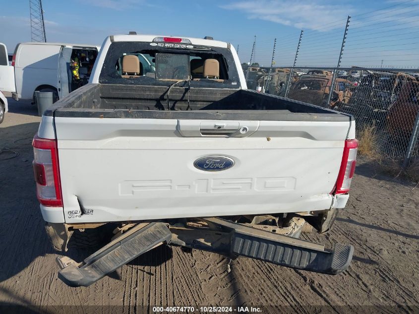 2022 Ford F-150 Lariat VIN: 1FTFX1E54NFA05190 Lot: 40674770