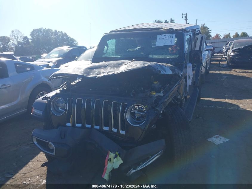 2022 Jeep Wrangler Unlimited Sahara 4X4 VIN: 1C4HJXEN4NW262475 Lot: 40674779