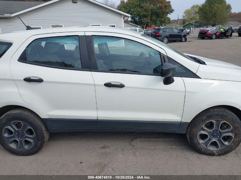 2020 Ford Ecosport S VIN: MAJ6S3FL8LC385906 Lot: 40674810