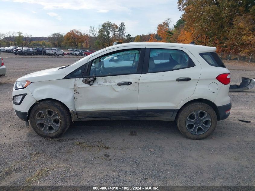 2020 Ford Ecosport S VIN: MAJ6S3FL8LC385906 Lot: 40674810