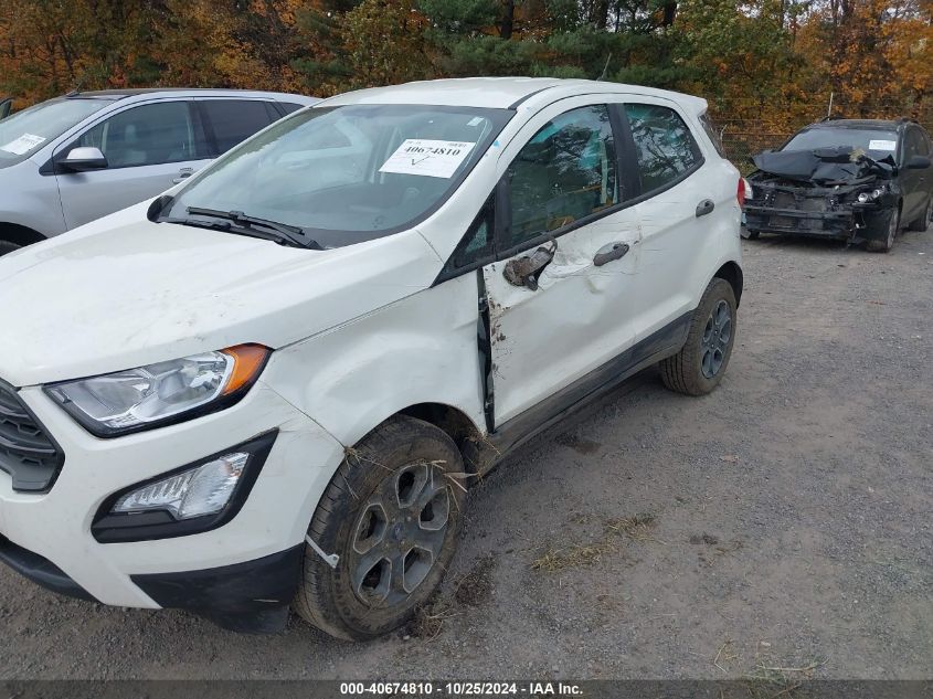 2020 Ford Ecosport S VIN: MAJ6S3FL8LC385906 Lot: 40674810