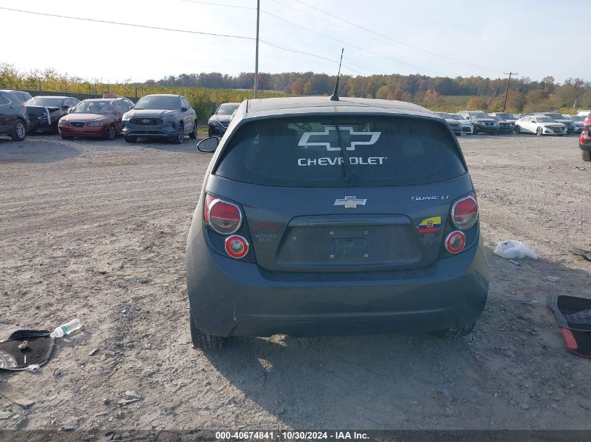 2013 Chevrolet Sonic Lt Auto VIN: 1G1JC6SH1D4102366 Lot: 40674841