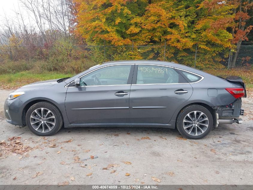 2017 Toyota Avalon Xle Plus VIN: 4T1BK1EB4HU260985 Lot: 40674859