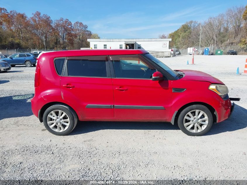 2012 Kia Soul + VIN: KNDJT2A64C7408121 Lot: 40674874