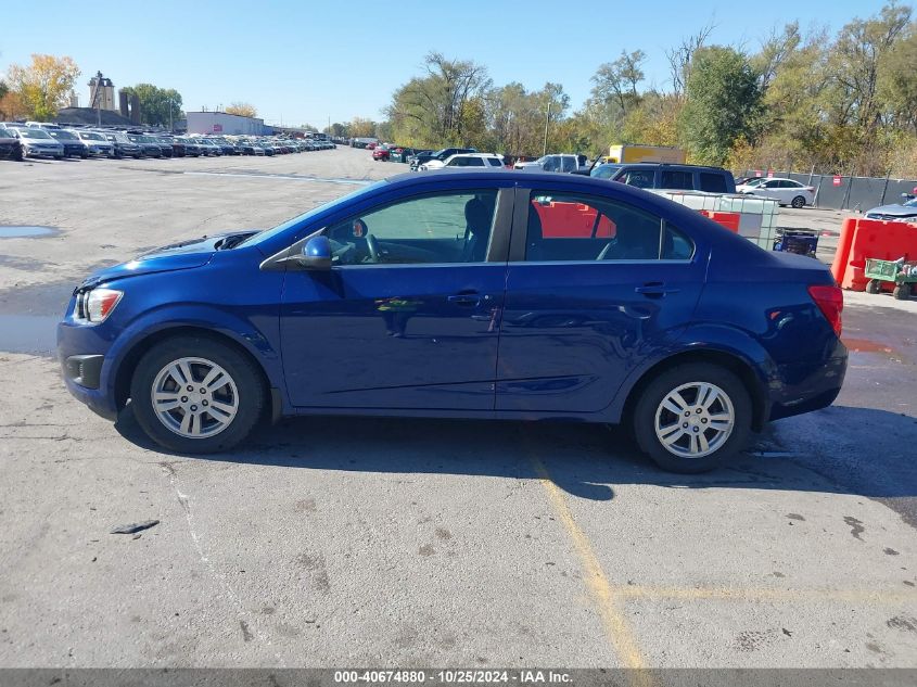 2013 Chevrolet Sonic Lt Auto VIN: 1G1JC5SB7D4111109 Lot: 40674880