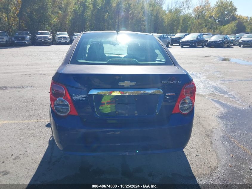 2013 Chevrolet Sonic Lt Auto VIN: 1G1JC5SB7D4111109 Lot: 40674880