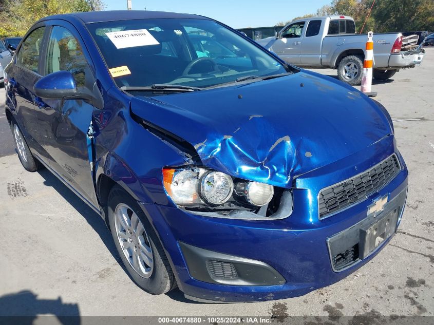 2013 Chevrolet Sonic Lt Auto VIN: 1G1JC5SB7D4111109 Lot: 40674880