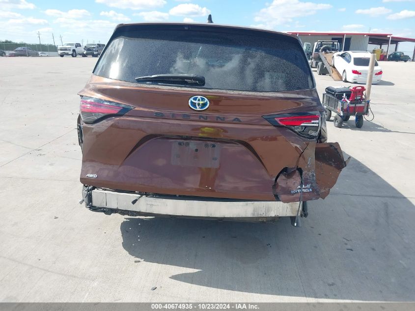 2021 Toyota Sienna Xle VIN: 5TDYSKFC9MS008904 Lot: 40674935