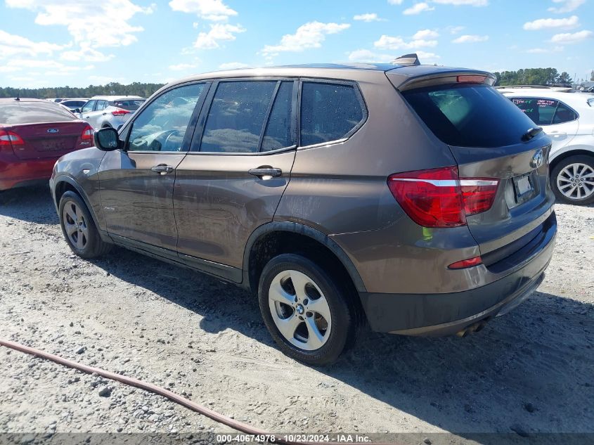 2011 BMW X3 xDrive28I VIN: 5UXWX5C57BL708966 Lot: 40674978