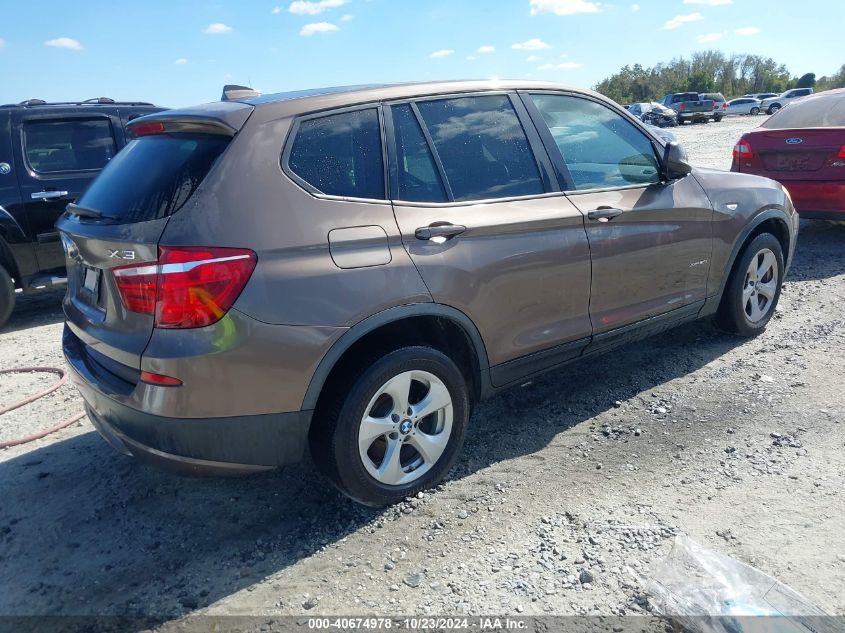 2011 BMW X3 xDrive28I VIN: 5UXWX5C57BL708966 Lot: 40674978