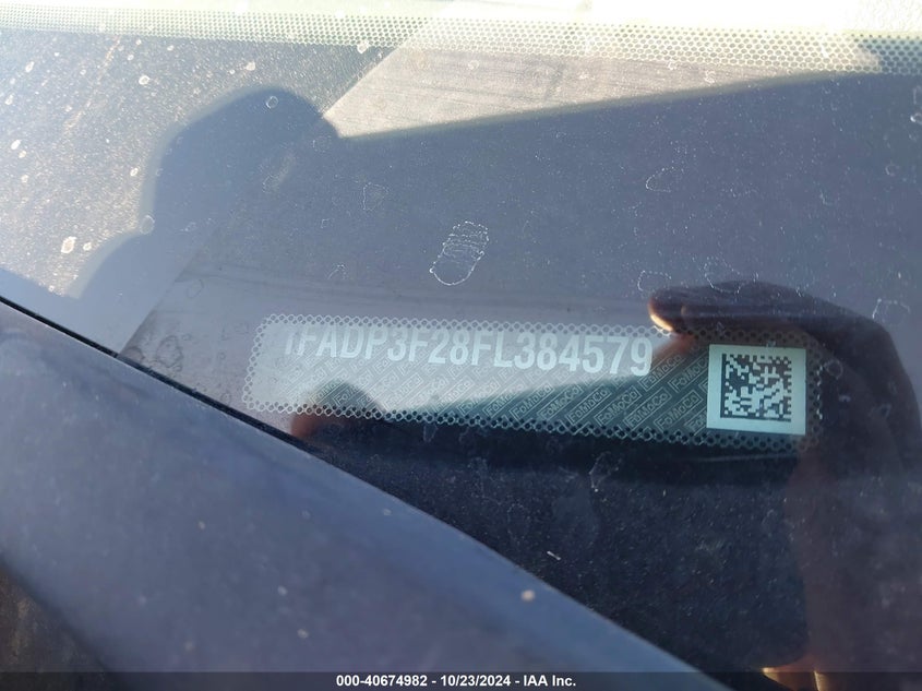 2015 FORD FOCUS SE - 1FADP3F28FL384579