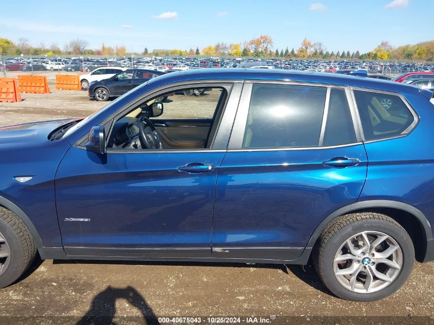 2011 BMW X3 xDrive35I VIN: 5UXWX7C56BL734258 Lot: 40675043