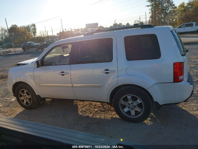 2011 Honda Pilot Touring VIN: 5FNYF4H94BB006559 Lot: 40675071