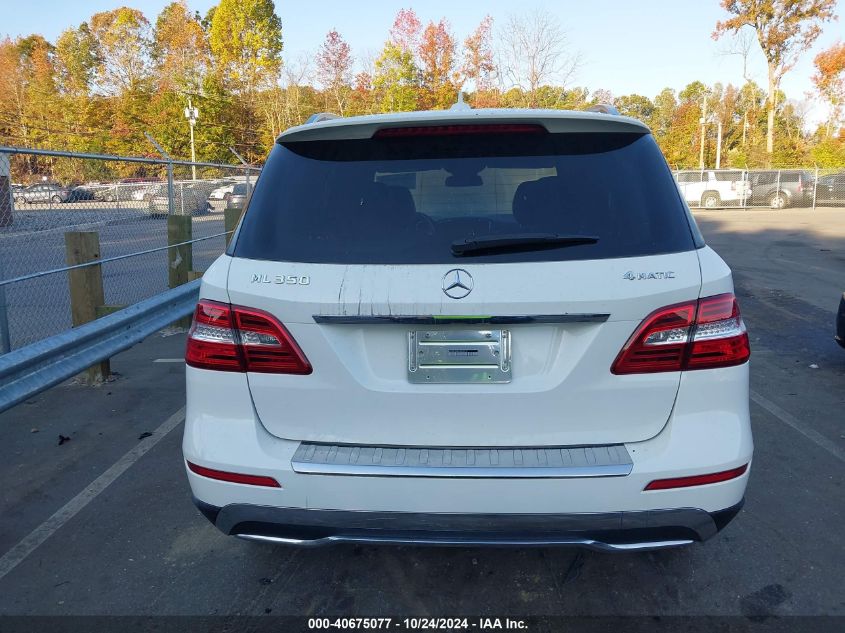 2014 Mercedes-Benz Ml 350 4Matic VIN: 4JGDA5HB6EA370237 Lot: 40675077