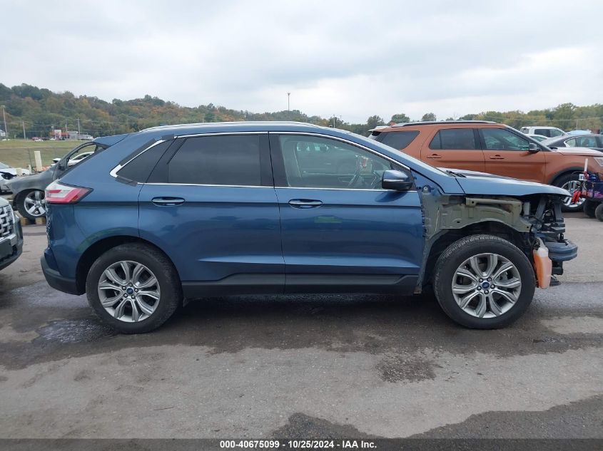 2019 Ford Edge Titanium VIN: 2FMPK3K90KBB00912 Lot: 40675099