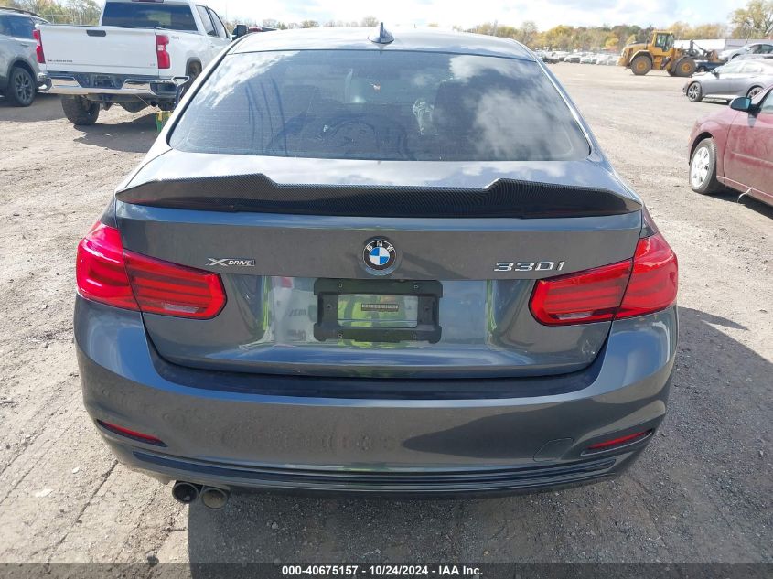 2018 BMW 330I xDrive VIN: WBA8D9G56JNU72928 Lot: 40675157