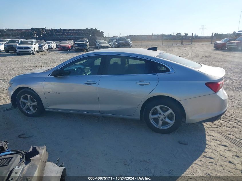 2017 Chevrolet Malibu Ls VIN: 1G1ZB5ST1HF182198 Lot: 40675171