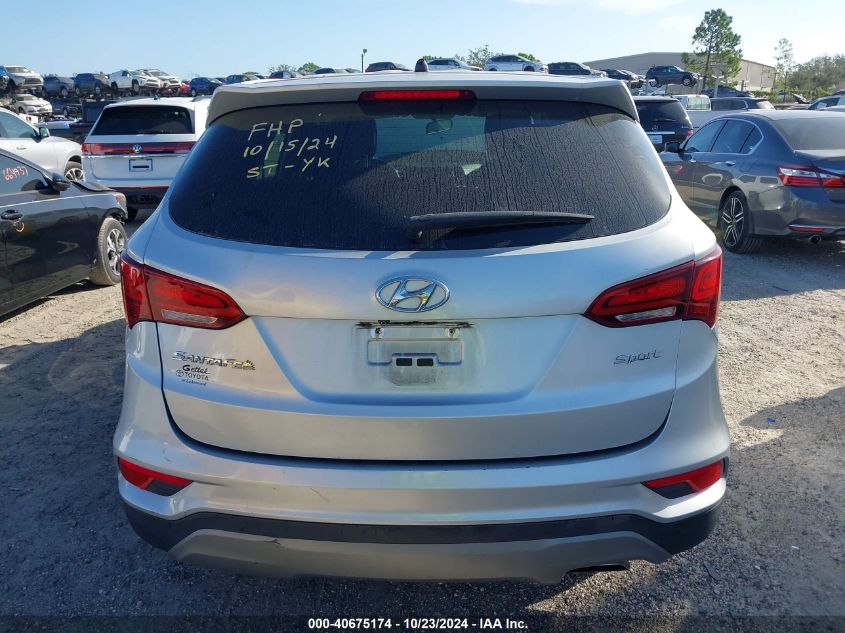 2018 Hyundai Santa Fe Sport 2.4L VIN: 5XYZT3LB9JG513112 Lot: 40675174