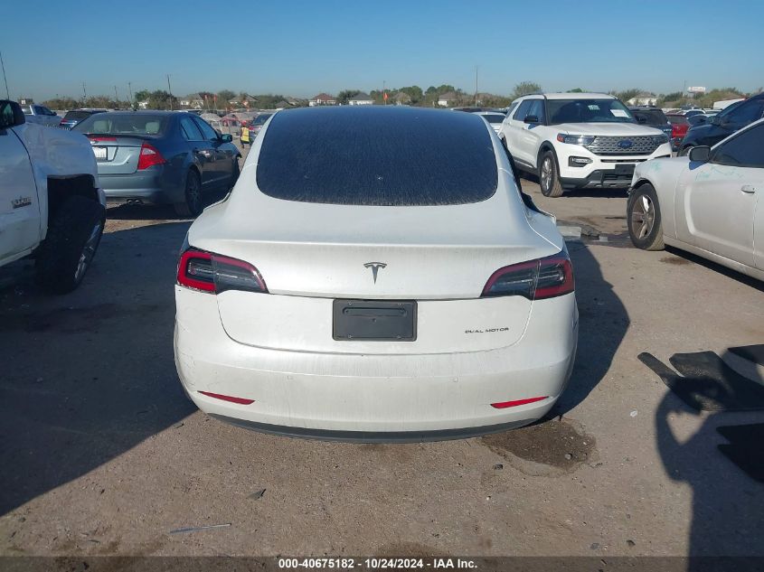 2021 Tesla Model 3 VIN: 5YJ3E1EB6MF055607 Lot: 40675182