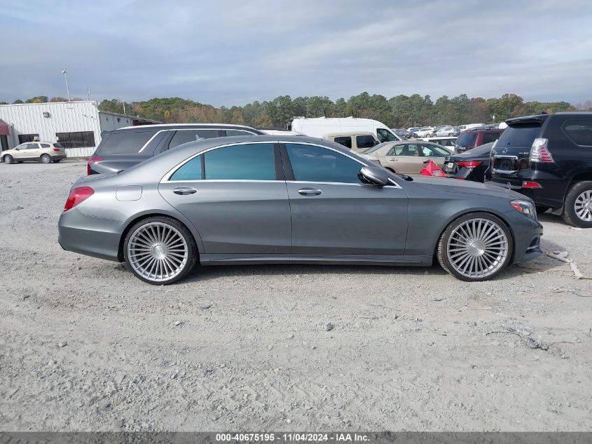 2016 Mercedes-Benz S 550 VIN: WDDUG8CB9GA237265 Lot: 40675195