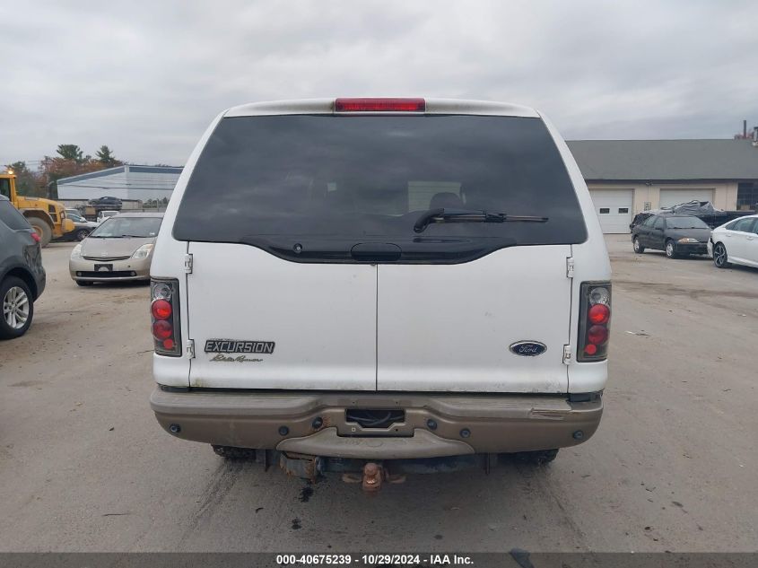 2003 Ford Excursion Eddie Bauer VIN: 1FMSU45P43EB96165 Lot: 40675239