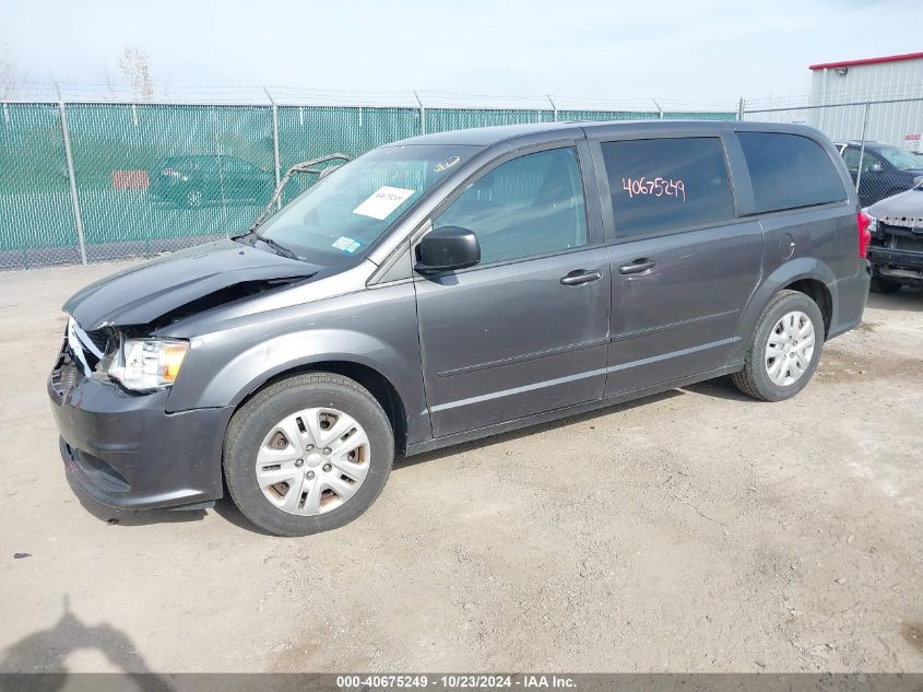 2017 Dodge Grand Caravan Se VIN: 2C4RDGBG0HR856043 Lot: 40675249