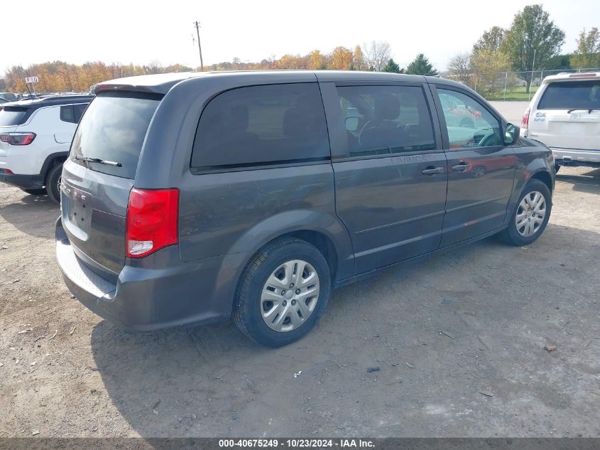 2017 Dodge Grand Caravan Se VIN: 2C4RDGBG0HR856043 Lot: 40675249