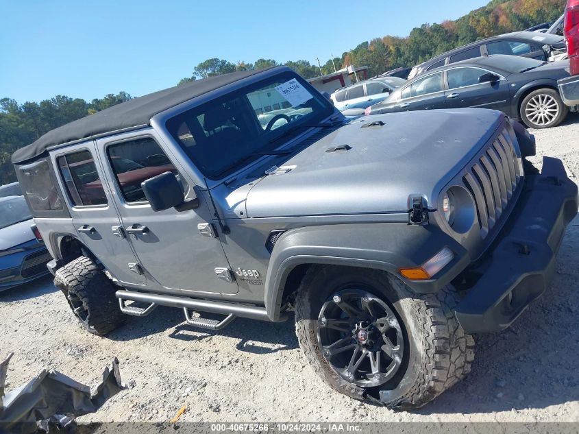 2018 Jeep Wrangler Unlimited Sport VIN: 1C4HJXDG1JW292627 Lot: 40675266