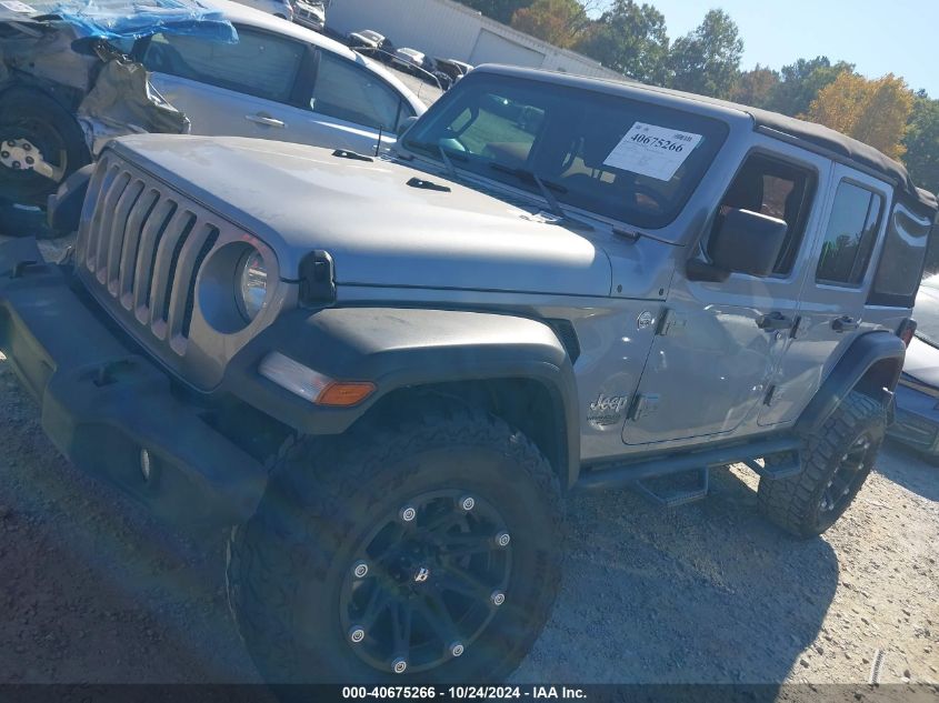 2018 Jeep Wrangler Unlimited Sport VIN: 1C4HJXDG1JW292627 Lot: 40675266