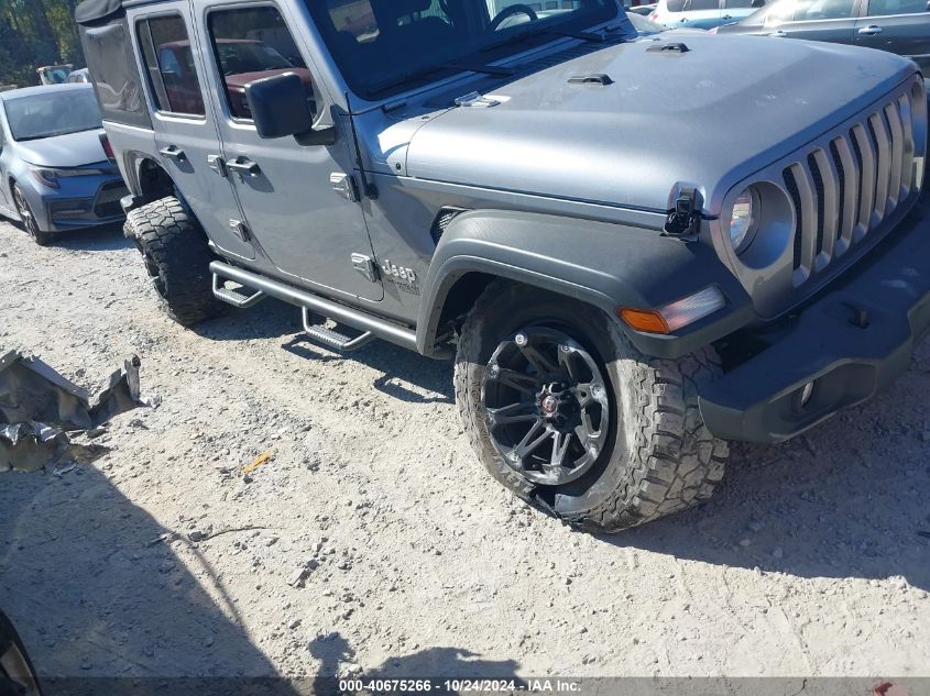 2018 Jeep Wrangler Unlimited Sport VIN: 1C4HJXDG1JW292627 Lot: 40675266