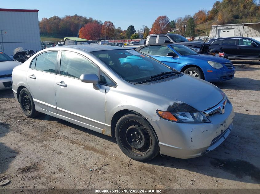 2008 Honda Civic Lx VIN: 2HGFA16578H514212 Lot: 40675313