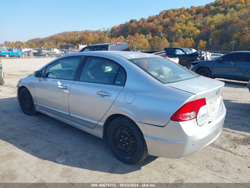 2008 Honda Civic Lx VIN: 2HGFA16578H514212 Lot: 40675313