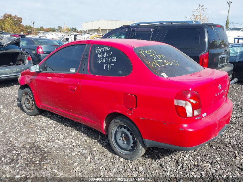 2001 Toyota Echo VIN: JTDAT123310142479 Lot: 40675324