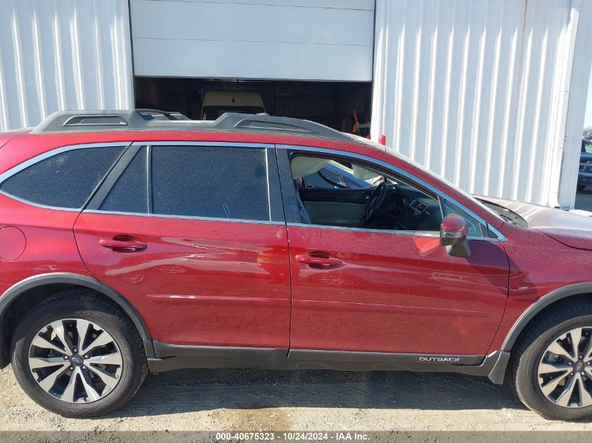 2016 Subaru Outback 2.5I Limited VIN: 4S4BSANCXG3251348 Lot: 40675323