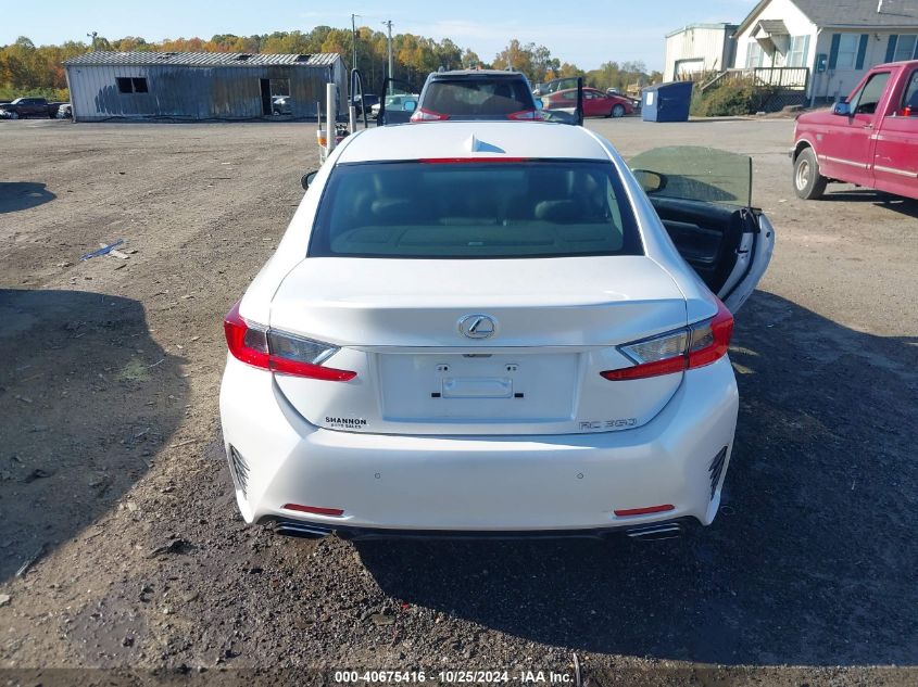 2016 Lexus Rc 350 VIN: JTHHE5BCXG5012404 Lot: 40675416