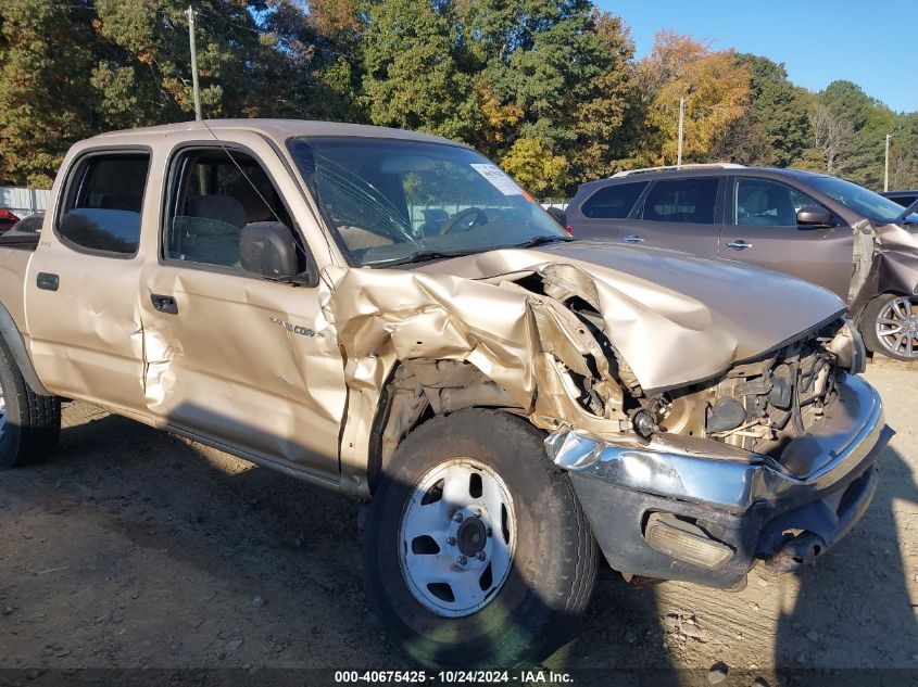 2001 Toyota Tacoma Double Cab Prerunner VIN: 5TEGN92N81Z875728 Lot: 40675425